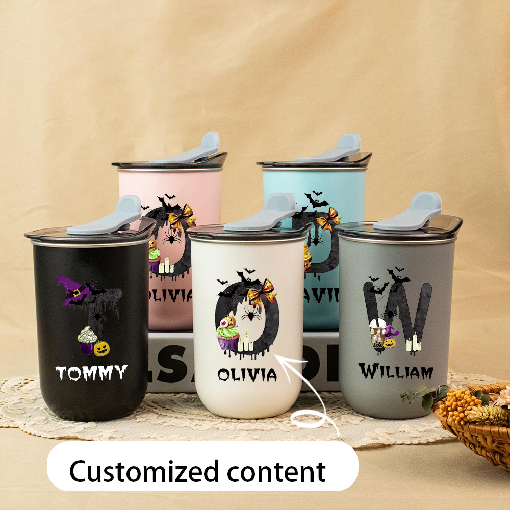Coffee Equipment With Name - Tumbler Perjalanan Stainless Steel dengan Nama
