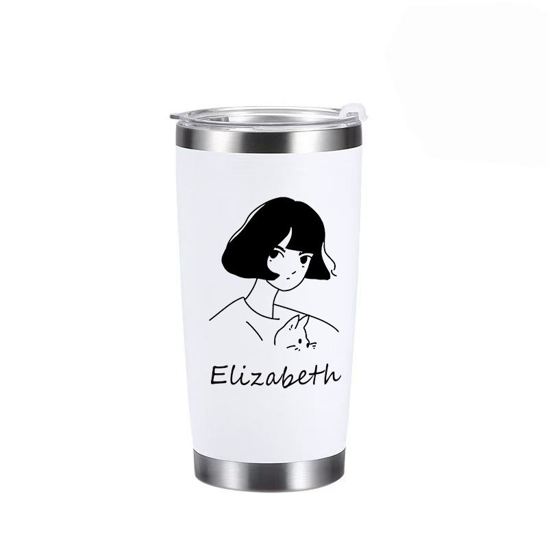 Coffee Equipment With Name - Kustomisasi Cangkir Kopi Pribadi, Cangkir Stainless