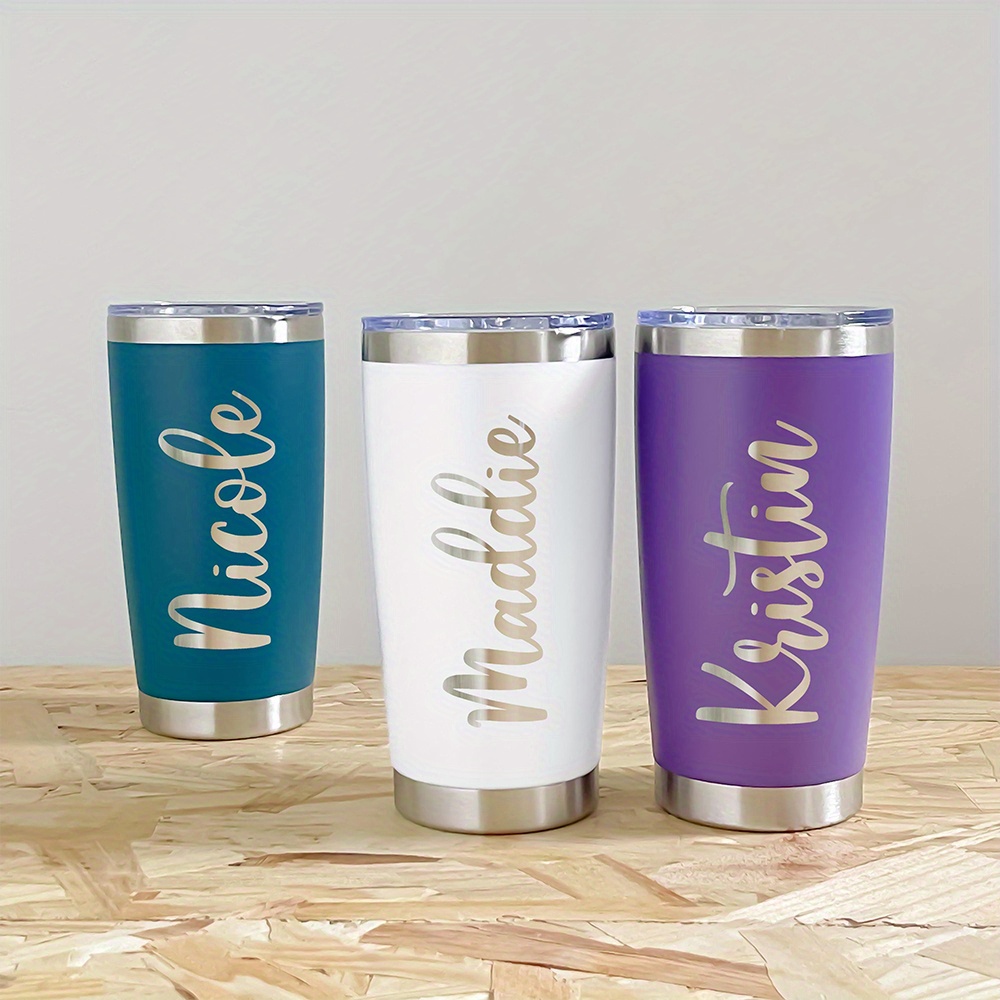 Coffee Equipment With Name - Tumbler Stainless Steel 20oz dengan Nama