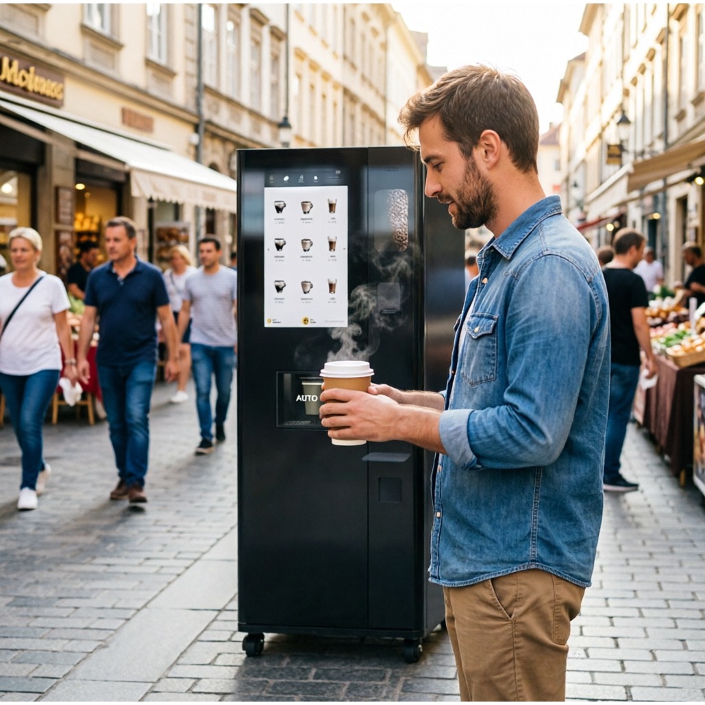 Mesin Penjual Kopi Otomatis La - Coffee Equipment Dropshipping ulasan dan harga