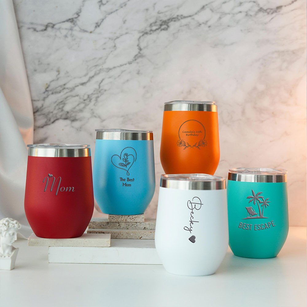 Tumbler Anggur Stainless Steel - Coffee Equipment With Name ulasan dan harga