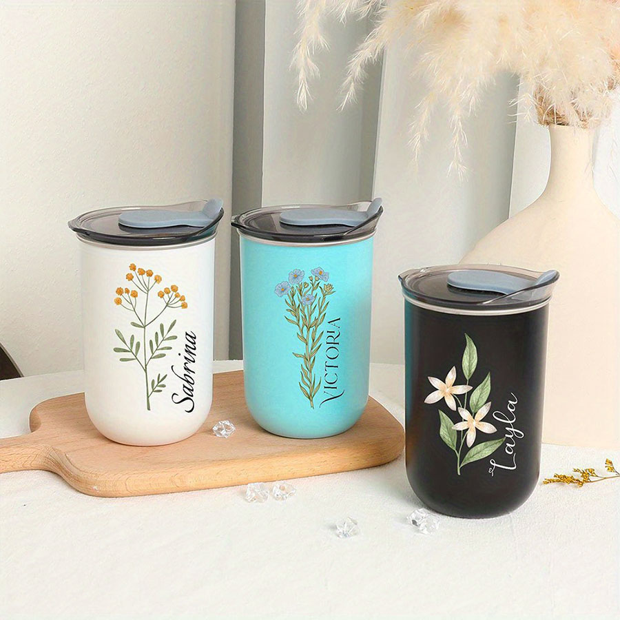 Tumbler Kopi Terisolasi dengan - Coffee Equipment With Name ulasan dan harga